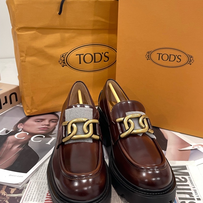 全新 Tod's托德斯樂福鞋  38碼配有盒子-1