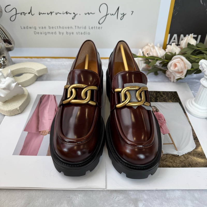 全新 Tod's托德斯樂福鞋  38碼配有盒子-2