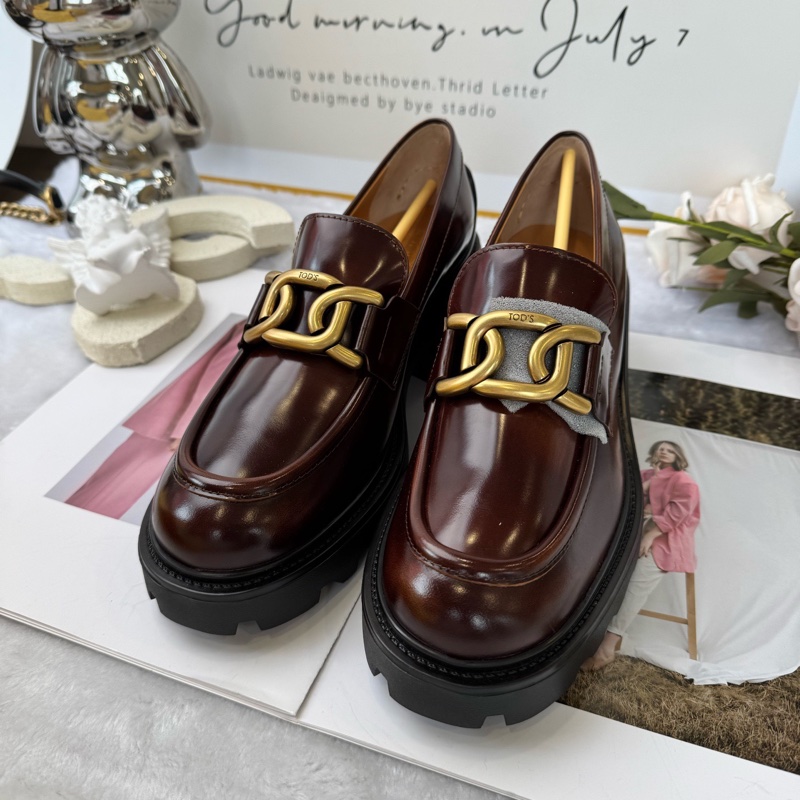 全新 Tod's托德斯樂福鞋  38碼配有盒子-4