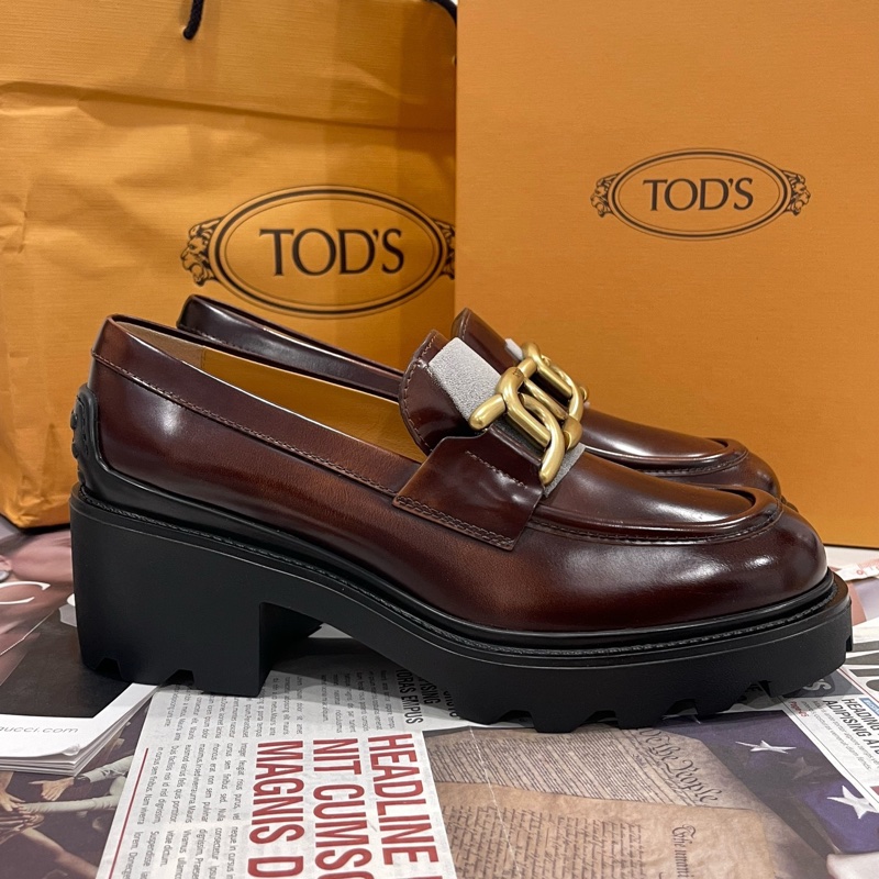 全新 Tod's托德斯樂福鞋  38碼配有盒子-5