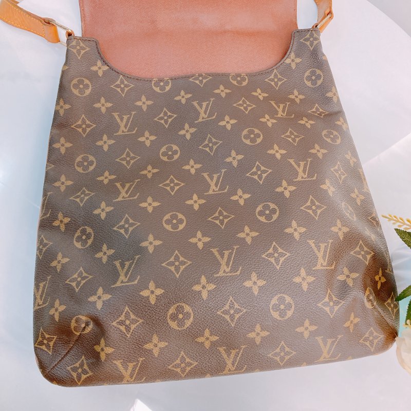 MS0640 Louis Vuitton 路易威登 輕便小背包 斜背 帆布 經典老花紋 金扣 Musette Salsa Crossbody Canvas Monogram x GHW-18