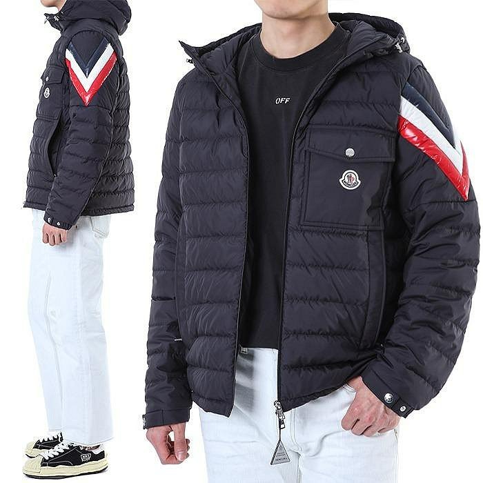 💎Han's house精品服飾💎 MONCLER Berard 羽絨 連帽外套 可手水洗 現貨 2 原價57200-0