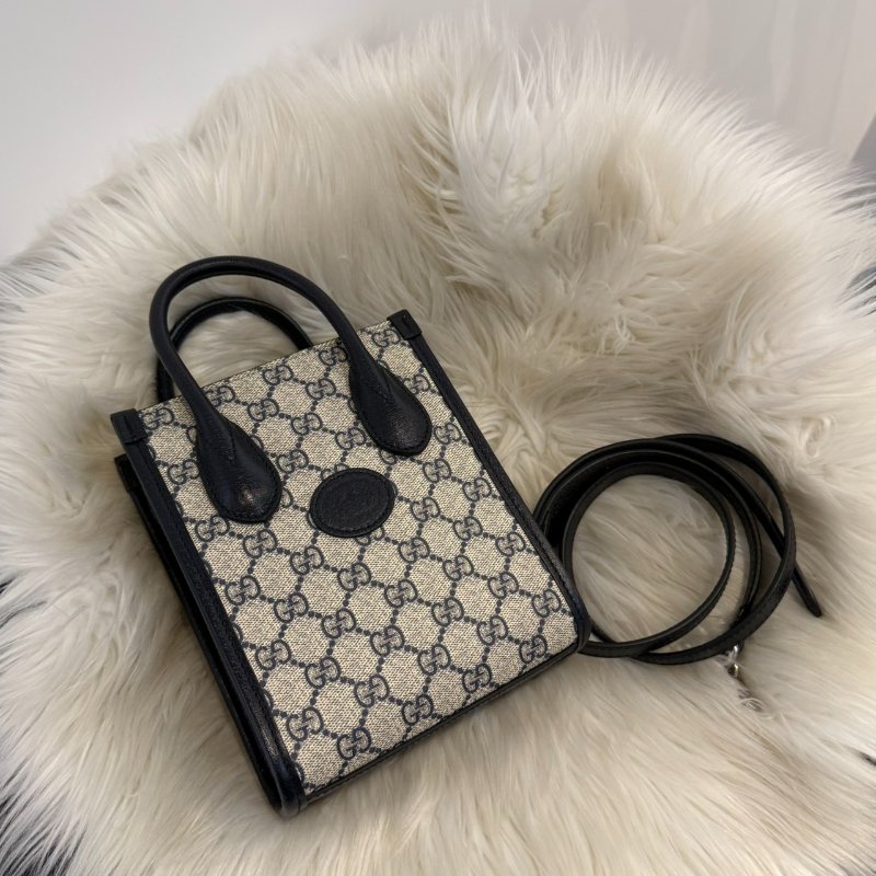 Gucci mini琴譜包 深藍-0