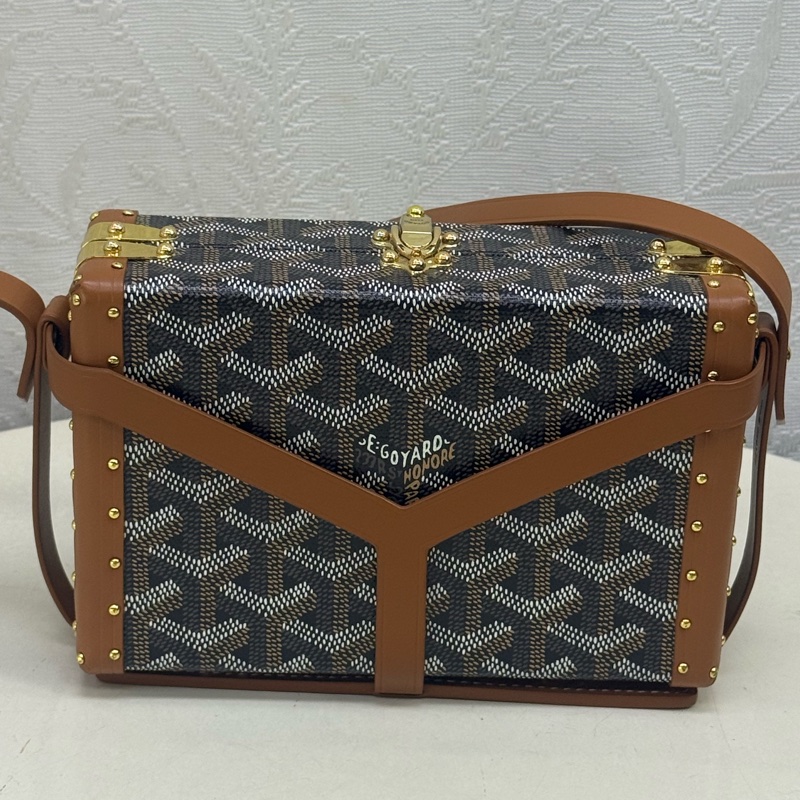 Minaudiere Goyardine cloth mini bag-0
