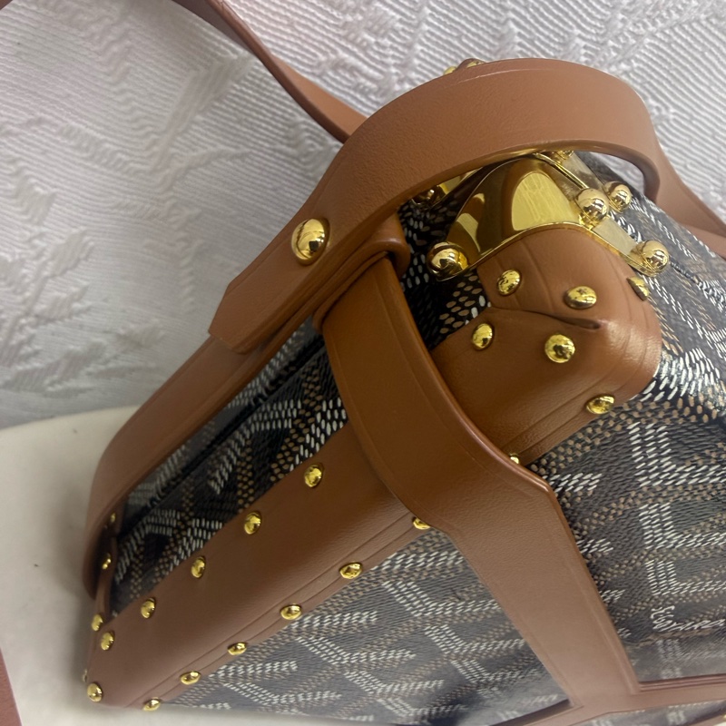 Minaudiere Goyardine cloth mini bag-6