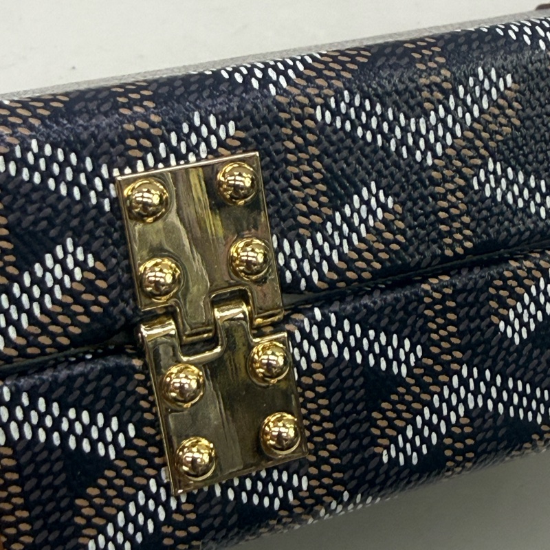 Minaudiere Goyardine cloth mini bag-8