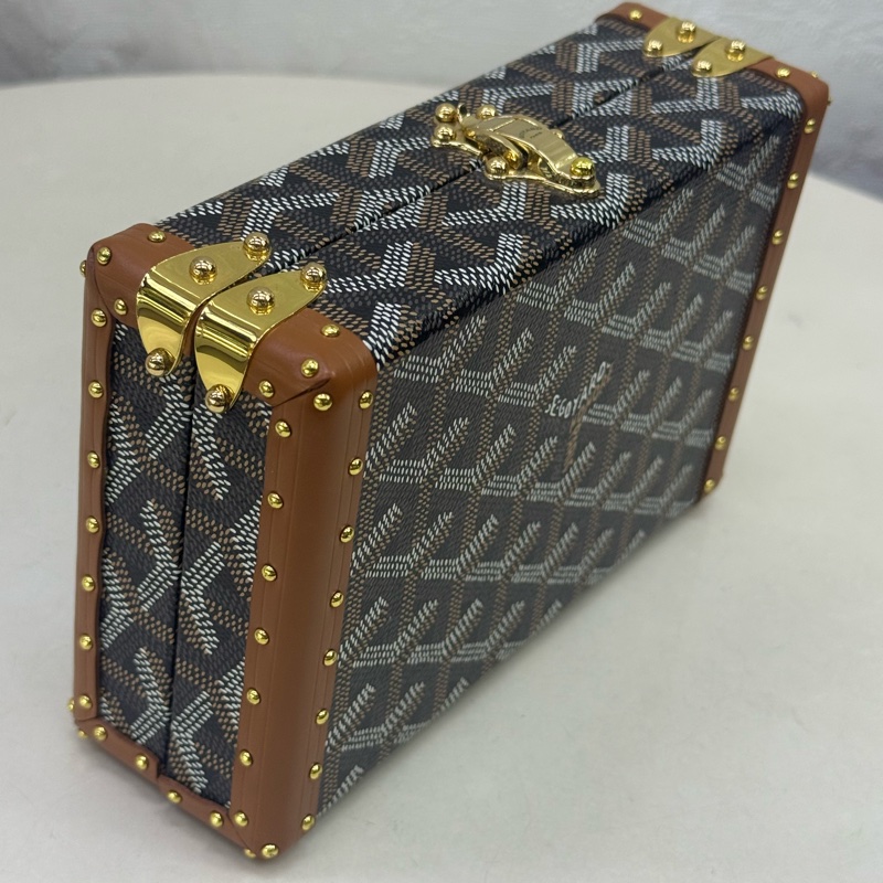 Minaudiere Goyardine cloth mini bag-9