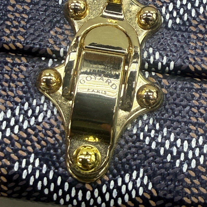 Minaudiere Goyardine cloth mini bag-10