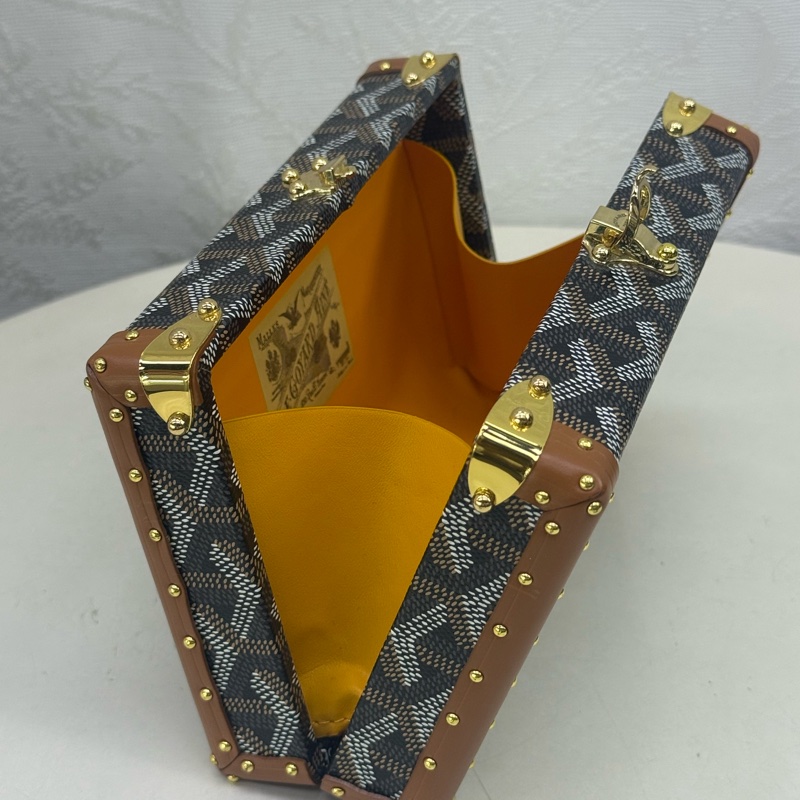 Minaudiere Goyardine cloth mini bag-13