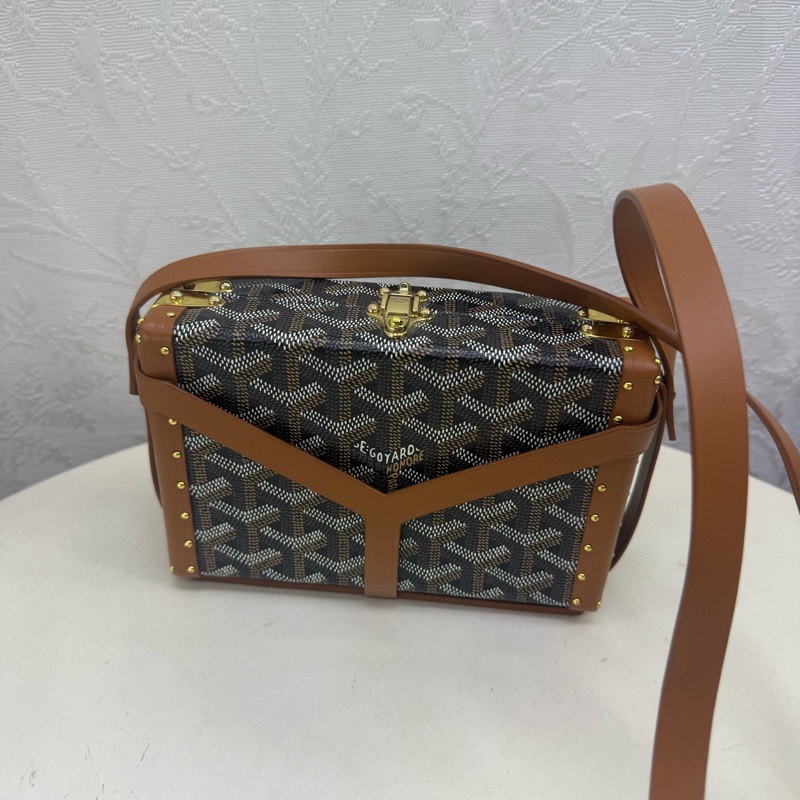 Minaudiere Goyardine cloth mini bag-16