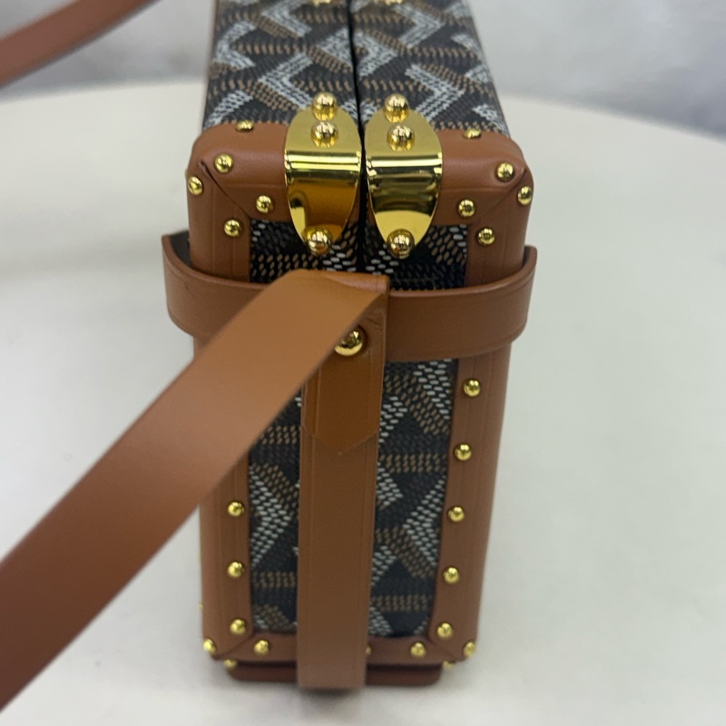 Minaudiere Goyardine cloth mini bag-21