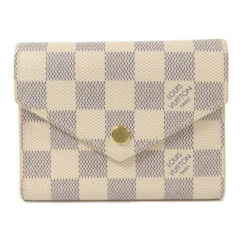 LOUIS VUITTON Damier Azur Victorine Wallet錢包-0