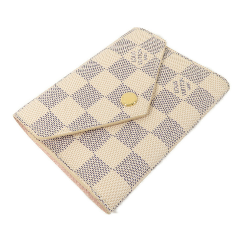 LOUIS VUITTON Damier Azur Victorine Wallet錢包-2