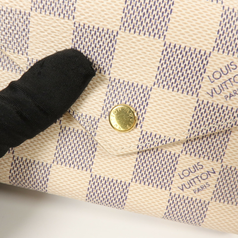 LOUIS VUITTON Damier Azur Victorine Wallet錢包-7