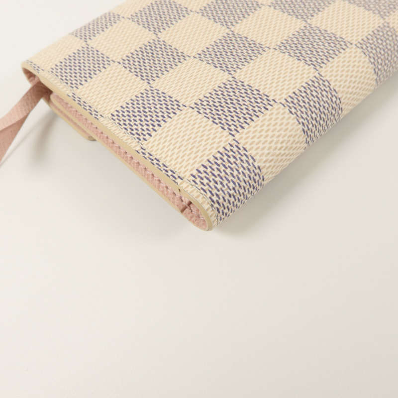 LOUIS VUITTON Damier Azur Victorine Wallet錢包-12