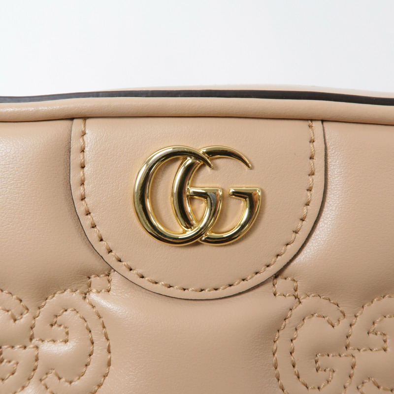GUCCI 牛皮皮革Matelasse Shoulder Bag肩背袋-5