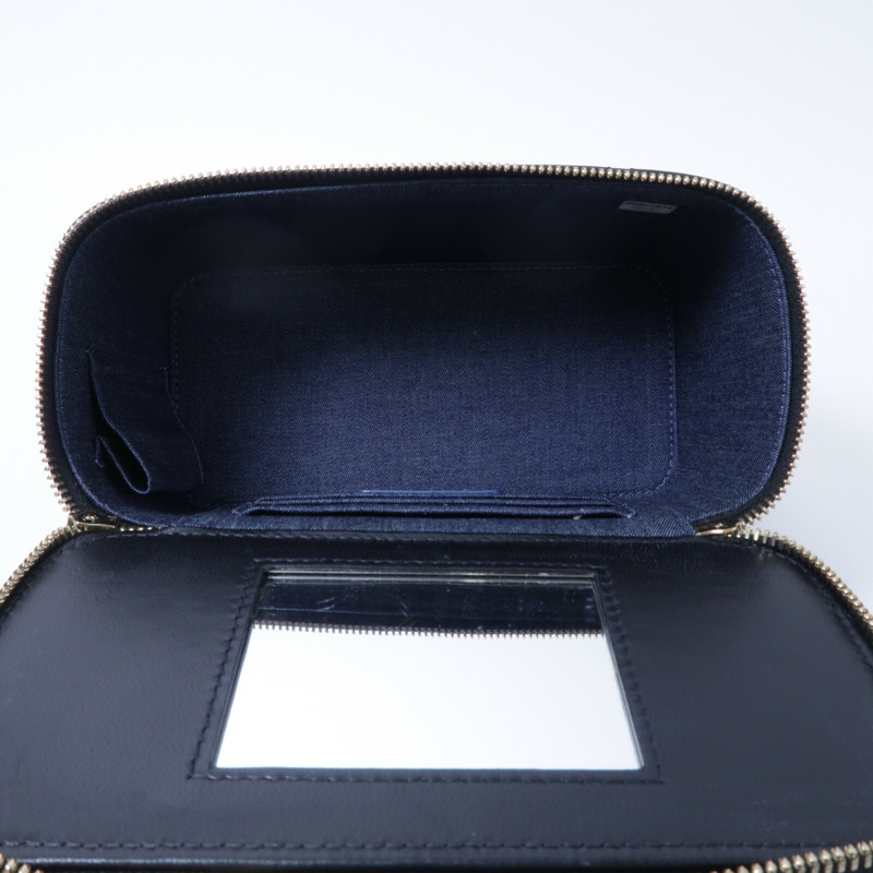 CHANEL 羊皮皮革Vanity Case鏈帶肩背袋-4