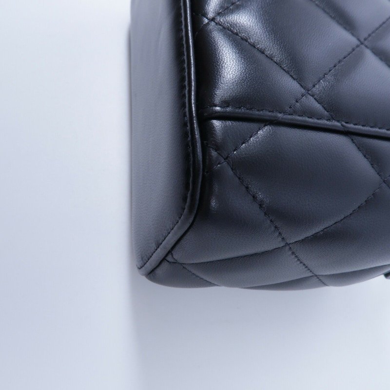 CHANEL 羊皮皮革Vanity Case鏈帶肩背袋-14