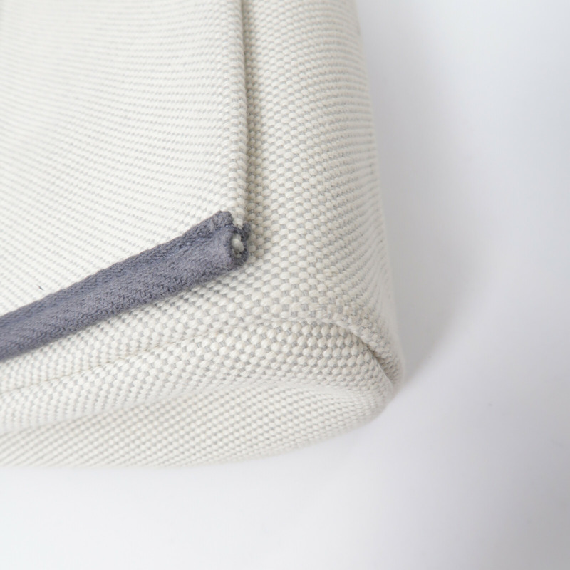 HERMES 帆布Mini Herbag肩背袋Ardoise/Beige-11