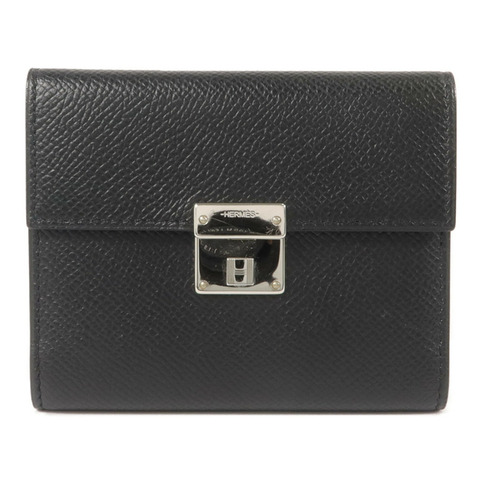 HERMES Epsom皮革Clic 16 Card Holder卡片套Noir