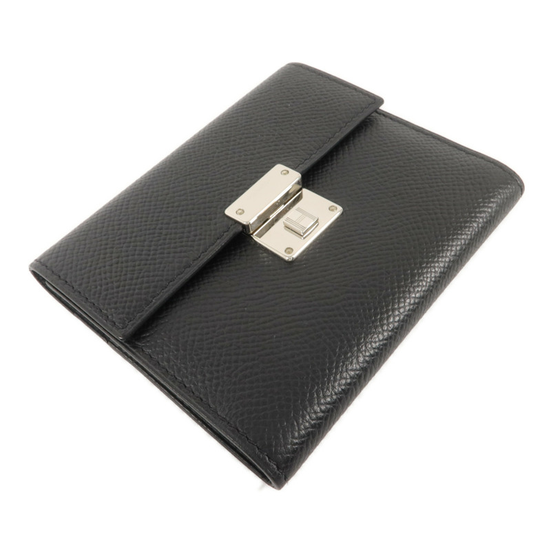 HERMES Epsom皮革Clic 16 Card Holder卡片套Noir-2