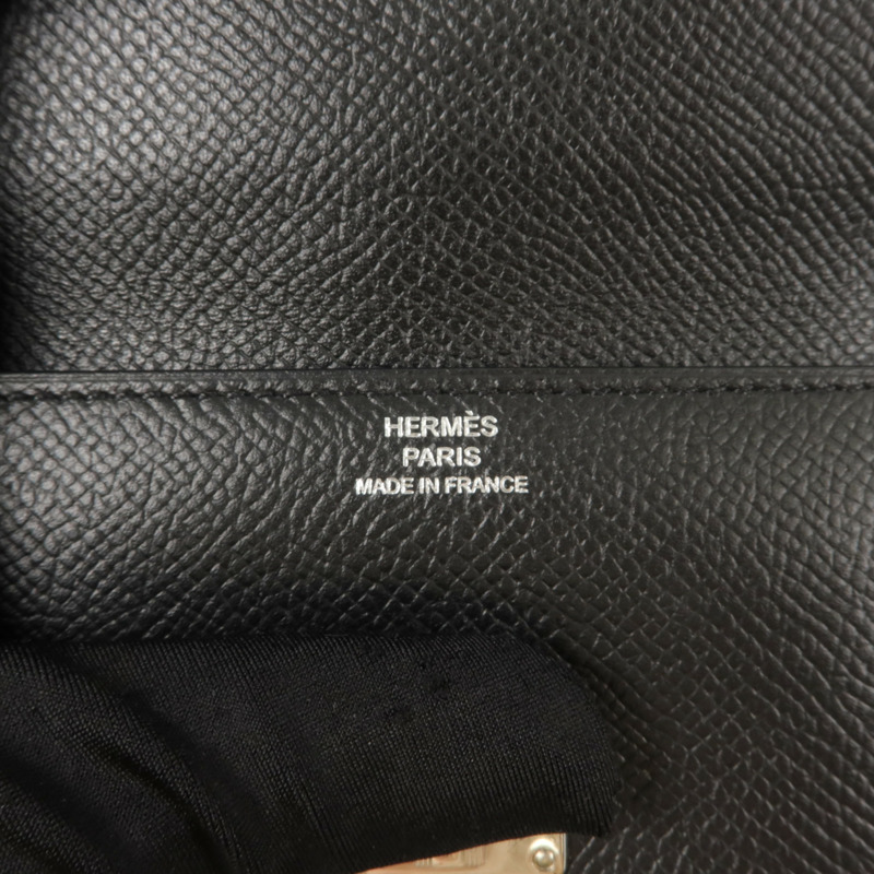 HERMES Epsom皮革Clic 16 Card Holder卡片套Noir-5
