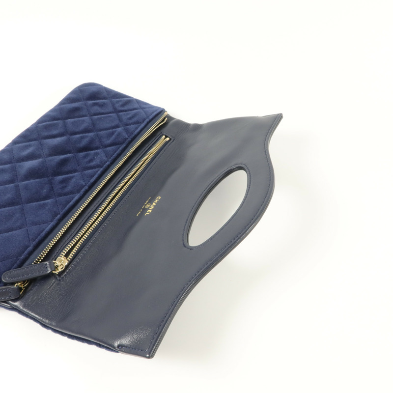 CHANEL 天鵝絨Chanel 31 Clutch Bag手拿包-8