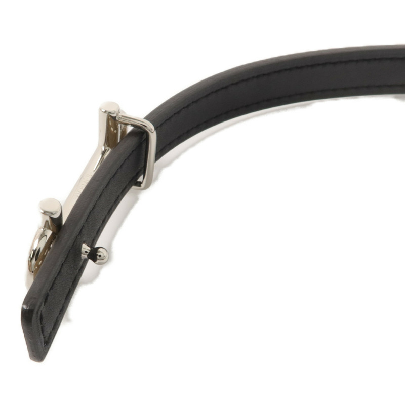 HERMES Epsom皮革/Swift皮革Belt皮帶Etoupe/Noir-3