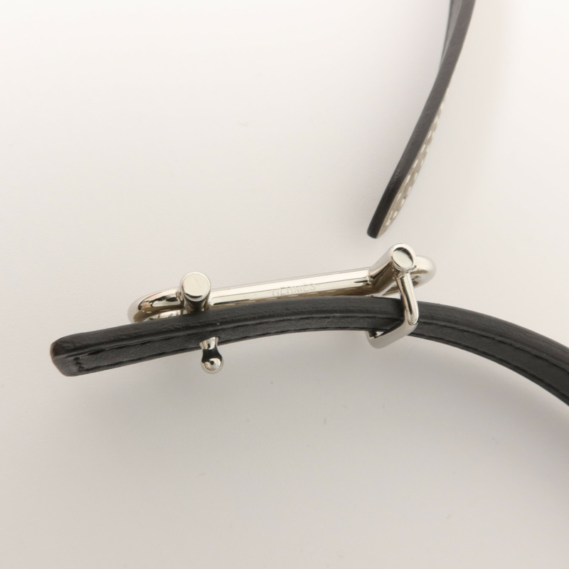 HERMES Epsom皮革/Swift皮革Belt皮帶Etoupe/Noir-8
