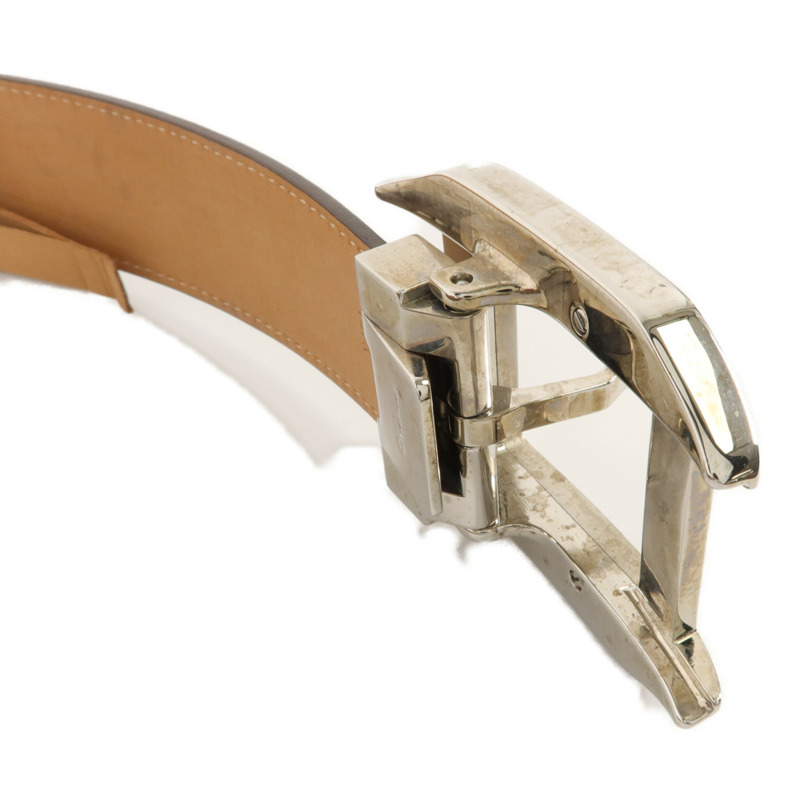 CARTIER 牛皮皮革Santos de Cartier Belt 105cm皮帶-3