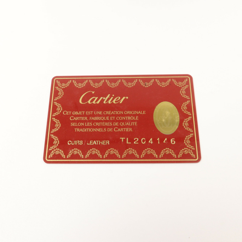 CARTIER 牛皮皮革Santos de Cartier Belt 105cm皮帶-6