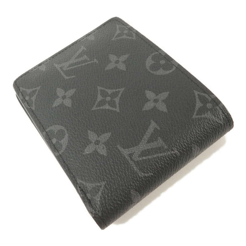 LOUIS VUITTON Monogram Eclipse Multiple Wallet錢包-3