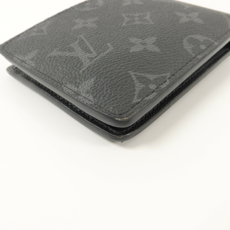 LOUIS VUITTON Monogram Eclipse Multiple Wallet錢包-10