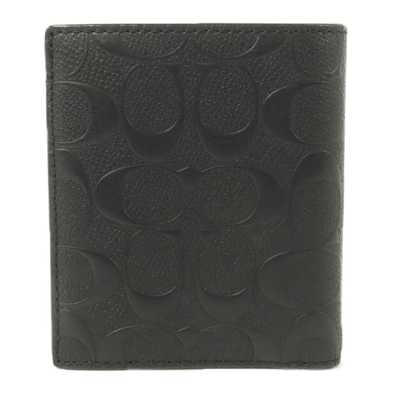 COACH 牛皮皮革Slim Coin Wallet錢包-1