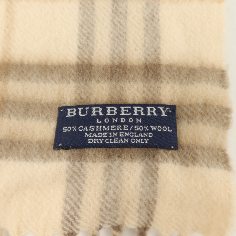 BURBERRY 羊絨/羊毛Scarf 30X138cm圍巾-6