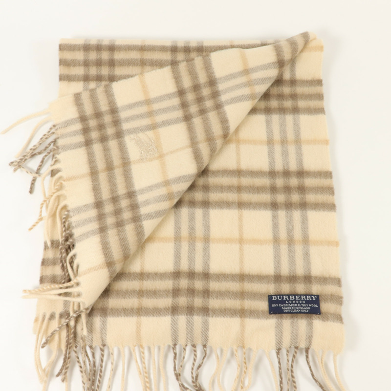 BURBERRY 羊絨/羊毛Scarf 30X138cm圍巾-7