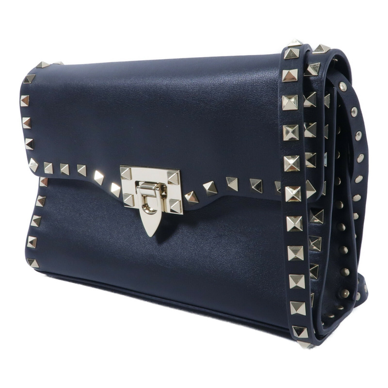 Valentino 牛皮皮革Rockstud Corssbody肩背袋-2