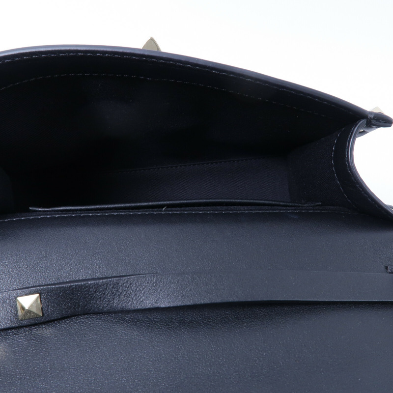 Valentino 牛皮皮革Rockstud Corssbody肩背袋-4