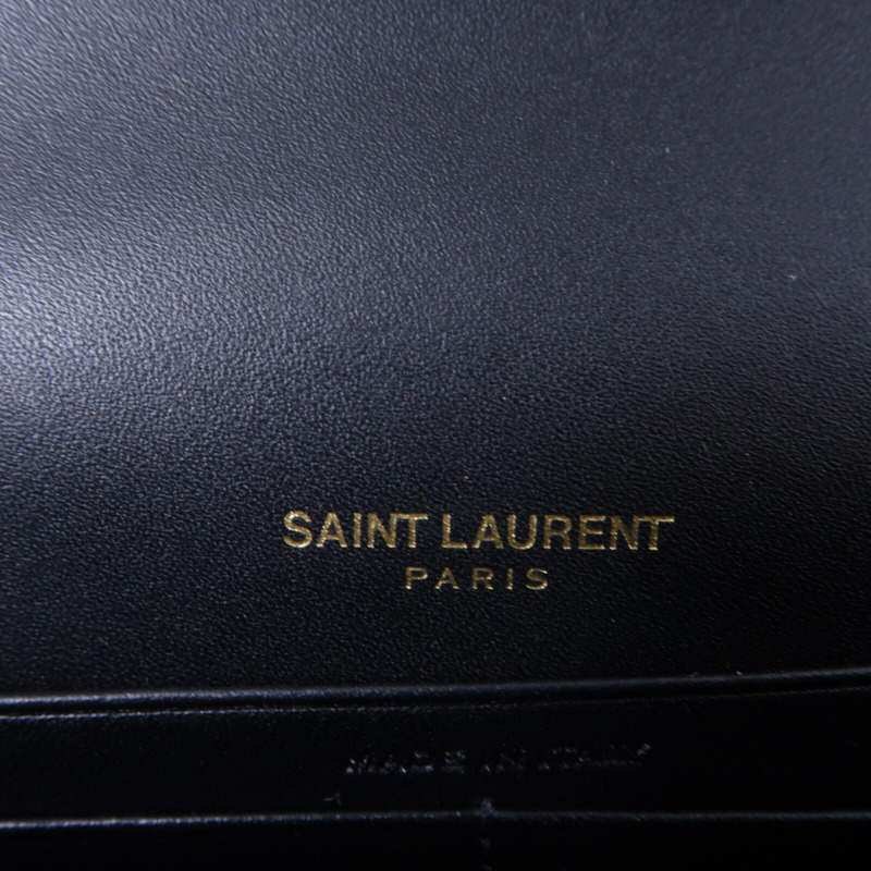YVES SAINT LAURENT 牛皮皮革Kate鏈帶肩背袋-5