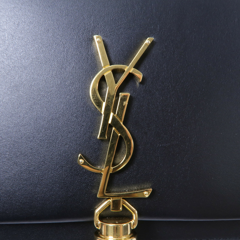 YVES SAINT LAURENT 牛皮皮革Kate鏈帶肩背袋-6