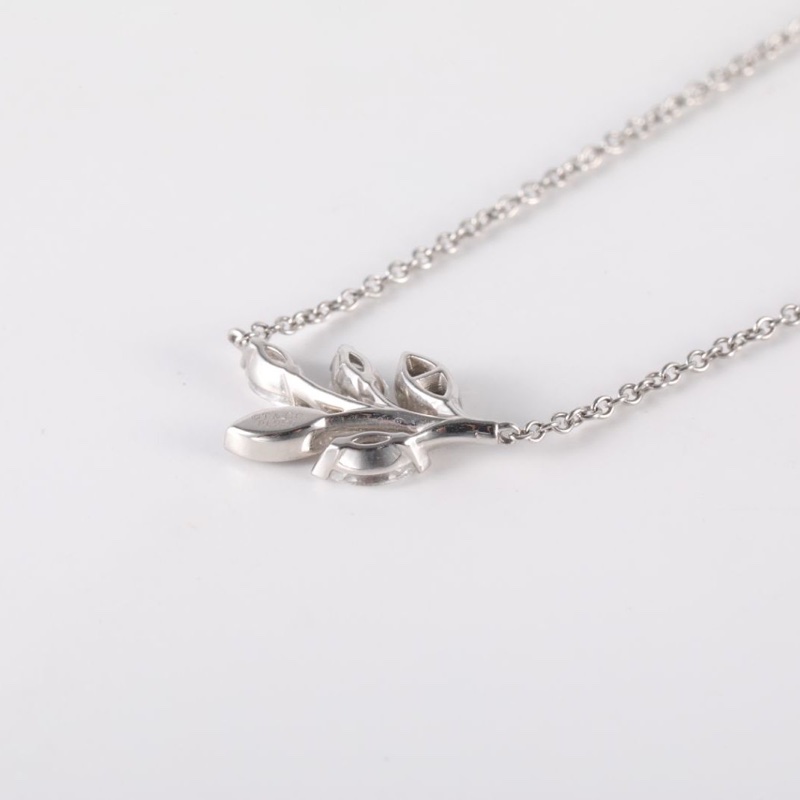 TIFFANY&CO 鑽石pt950TiffanyVictoria™維多利亞滿鑽樹枝項鏈-2