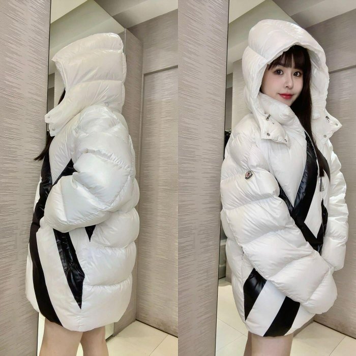 💎Han's house精品服飾💎 MONCLER Haine 羽絨 連帽 可拆 外套 現貨 6可手水洗 原價83500-1