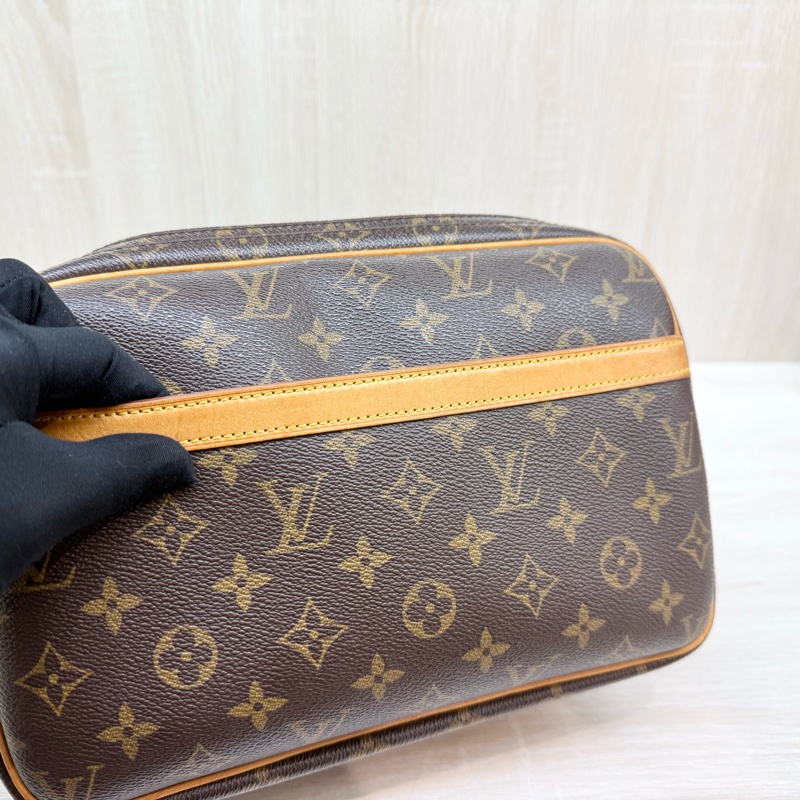 LV 原花雙層拉鍊Reporter PM 記者包 M45254-8