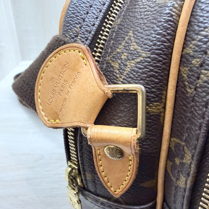 LV 原花雙層拉鍊Reporter PM 記者包 M45254-9