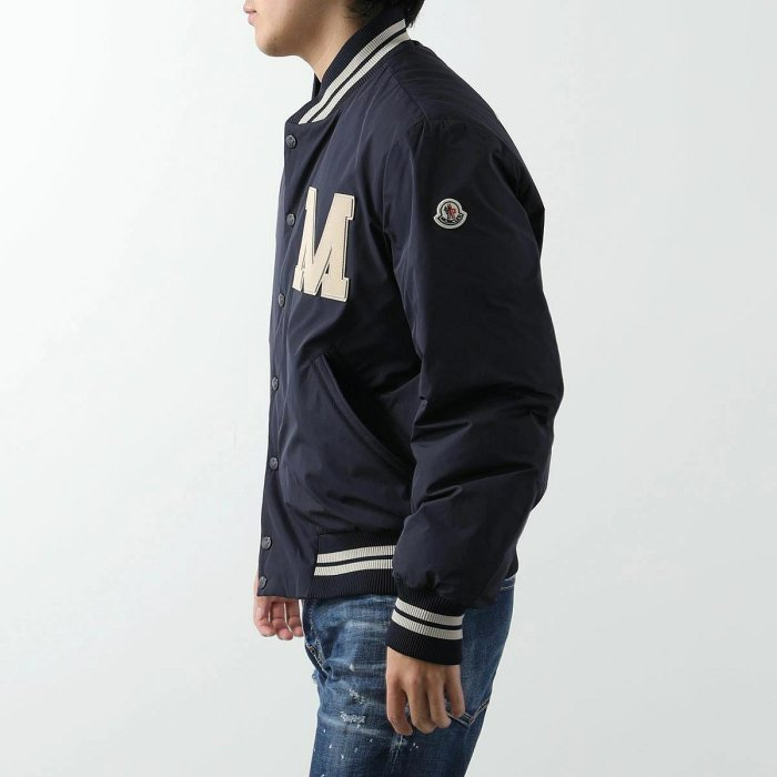 💎Han's house精品服飾💎 Moncler Lateltin 刺繡字 羽絨 棒球 外套 可水洗 現貨 5 原價70600-4