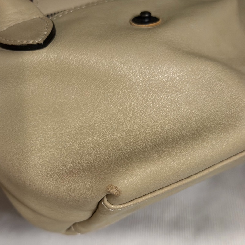 Longchamp Le Pliage Xtra Mini 羊皮迷你包|奶油白 真皮 手提斜背包 小羊皮 絕版尺寸 絕版材質-3