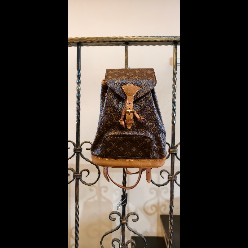 【LV】經典 Montsouris Monogram 蒙蘇里後背包 (法國製)-9
