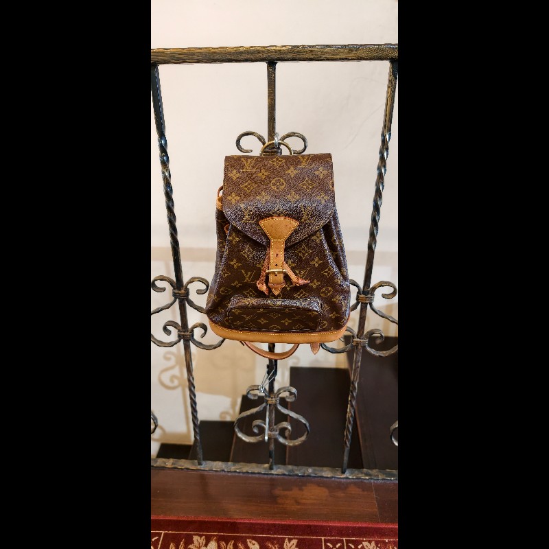 【LV】經典 Montsouris Monogram 蒙蘇里後背包 (法國製)-10