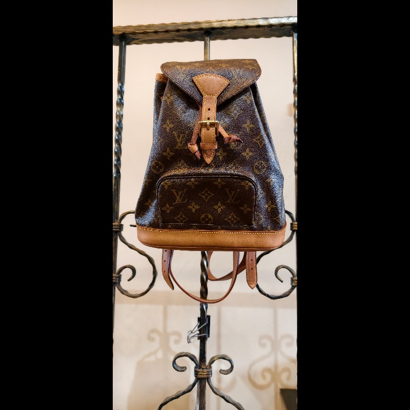 【LV】經典 Montsouris Monogram 蒙蘇里後背包 (法國製)-11
