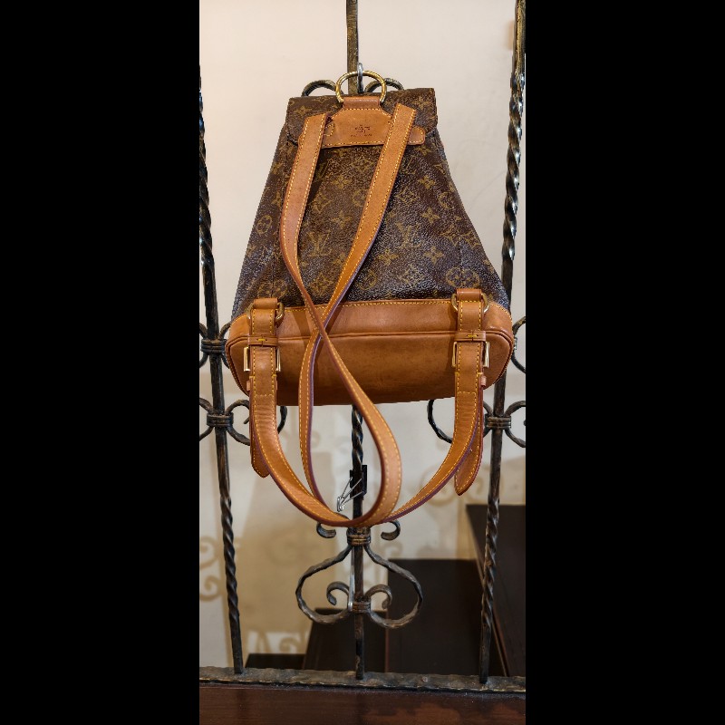 【LV】經典 Montsouris Monogram 蒙蘇里後背包 (法國製)-13